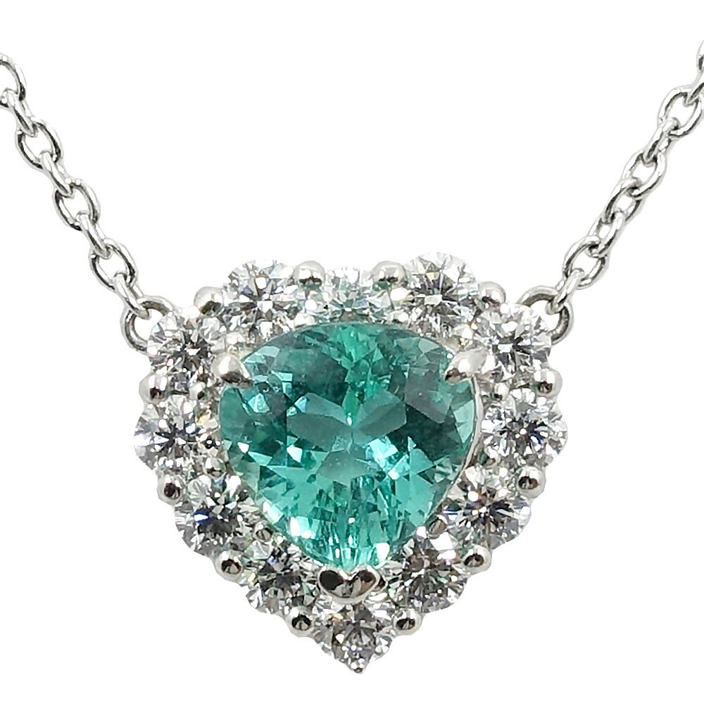 【栄】【JEWELRY】ジュエリー ネックレス 約45cm ダイヤモンド1.01ct エメラルド1.26ct ノンオイル Pt8..