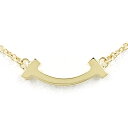 【最大3万円割引クーポン 10/1~】【栄】【TIFFANY】ティファニー K18YG Tスマイル ネックレス ミニ ペンダント 750YG ジュエリー レディース 地金【仕上げ済】【中古】