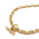 【最大3万円割引クーポン 10/1~】【天白】【HERMES】エルメス シェーヌダンクルPM ネックレス 43コマ 43リンク Au750 40cm イエローゴールド YG チェーン メンズ レディース ジュエリー【中古】