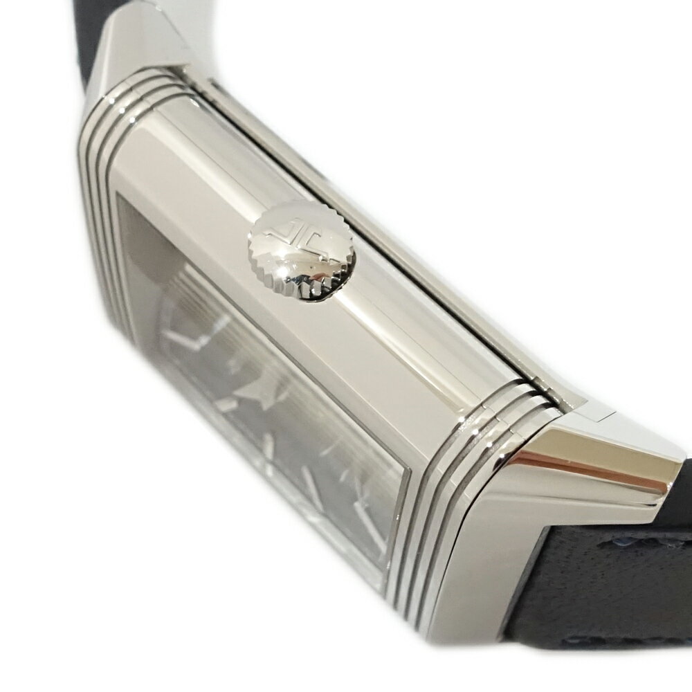 【栄】【JAEGER LECOULTRE】ジャガールクルト レベルソトリビュートデュオ Q3988482 215.8.D4 ステンレス SS ブルー 手巻き 2023年 腕時計 メンズ【中古】