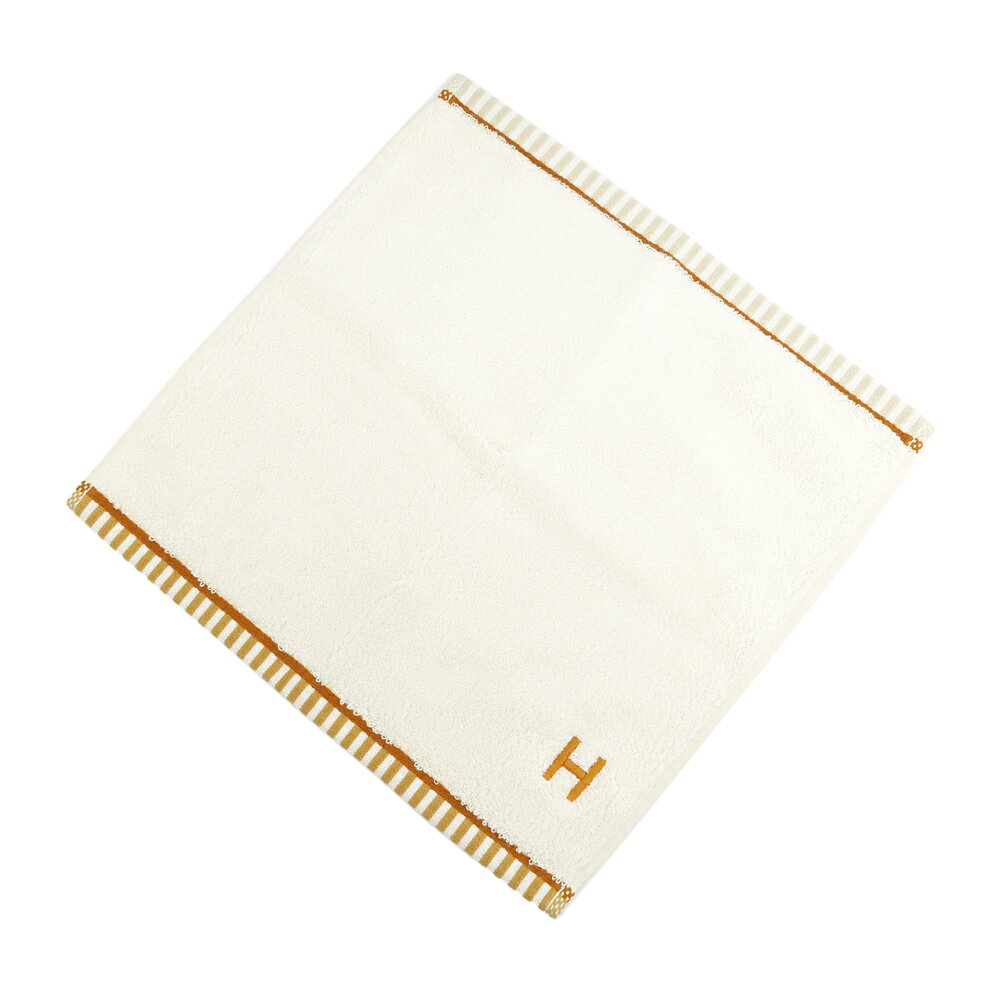 質ウエダの【名東】【HERMES】エルメス カレ タオル ヴィス ヴェルサ ベージュ系 ナークル タン 綿100% 小物 雑貨 その他【未使用】【中古】｜アングル3