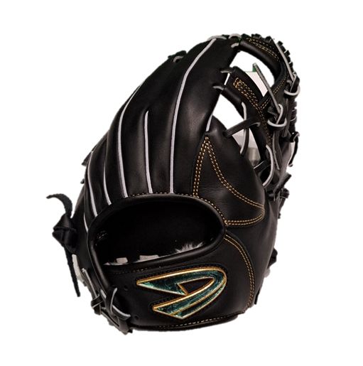 D-Quest ディークエスト 軟式用 グローブ 展示会限定 内野手 型付け済み PRB-290 ブラック