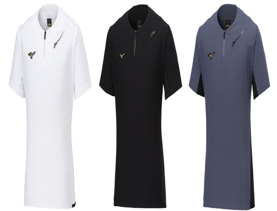 ミズノ MIZUNO 2025年SSモデル ミズノプロ トレーニングジャケット 12JECJ76 ホワイト ブラック ヴィンテージインディゴ ジャケット Vジャン トレーニング