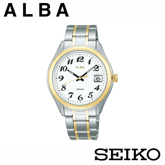 セイコー アルバ 腕時計（メンズ） 【正規販売店】【3年保証】SEIKO セイコー SEIKO ALBA アルバ 腕時計 AEFJ407 メンズ プレゼント お祝い 誕生日 贈り物 ギフト 記念日
