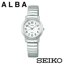 セイコー アルバ 腕時計（レディース） 【正規販売店】【3年保証】SEIKO セイコー SEIKO ALBA アルバ 腕時計 AEGK441 レディスウォッチ 伸縮バンド 蛇腹 ジャバラ じゃばら シルバー プレゼント お祝い 誕生日 贈り物 ギフト 記念日