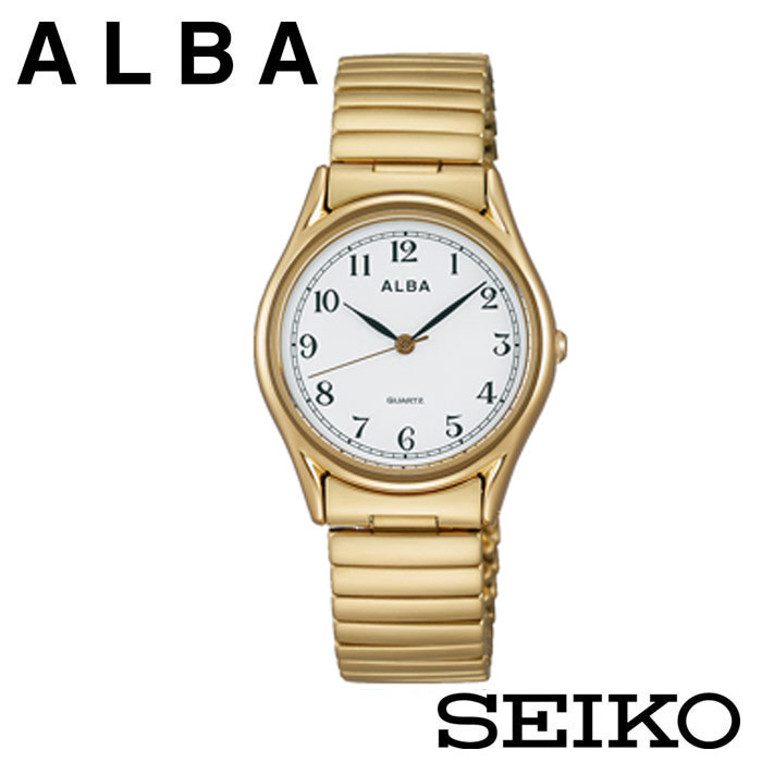 セイコー アルバ 腕時計（メンズ） 【正規販売店】【3年保証】SEIKO セイコー SEIKO ALBA アルバ ゴールド AQGK440 メンズ 腕時計 プレゼント お祝い 誕生日 贈り物 ギフト 記念日