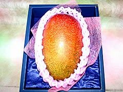 宮崎産完熟マンゴー1玉（化粧箱入り）のサムネイル