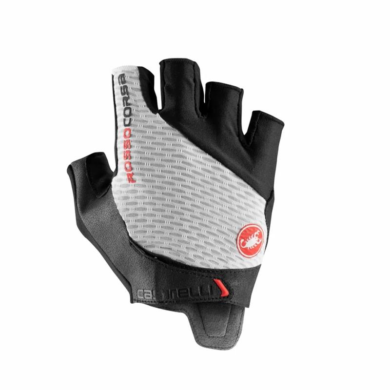 CASTELLI (カステリ) 4521024 ROSSO CORSA PRO V GLOVE サマーグローブ 001WHITE