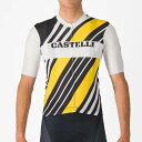 【サマーセール2025】CASTELLI (カステリ) 4525018 HERITAGE JERSEY オールラウンドジャージ 101BLACK/WHITE-Y...