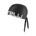 【サマーセール2025】CASTELLI (カステリ) 4522043 CASTELLI BANDANA プリントバンダナ 010BLACK/WHITE