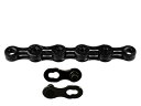 KMC DLC11 BK 11S用チェーン (118L) ミッシングリンク付
