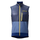 【秋冬ウェアセール】PEARLIZUMI (パールイズミ) 3710-B キルトベスト 10度対応 4.ネービー メンズモデル【SALE】