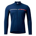 PEARLIZUMI (パールイズミ) 3120-BL ハザードジャージ 10.ネービー ベーシックフィット オールシーズン メンズモデル