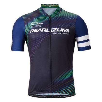 PEARL IZUMI 9334-BL シティライド ウォーム プリントジャージ【17 ロイヤルチェック/XLサイズ】パールイズミ ユニセックス 長袖ジャージ 自転車