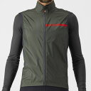 CASTELLI (カステリ) 4521512 SQUADRA STRETCH VEST (スクアドラストレッチベスト) 075MILITARY GREEN/DARK GRAY