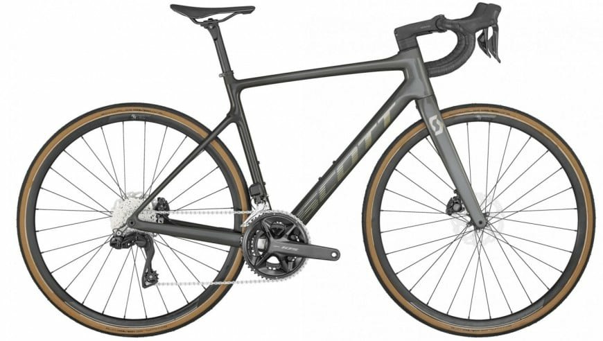 【対面販売】SCOTT (スコット) ADDICT 20 GRAY (アディクト20) 2023年 完成車 R7100 105 Di2搭載 油圧ディスクブレーキ カーボンロードバイク