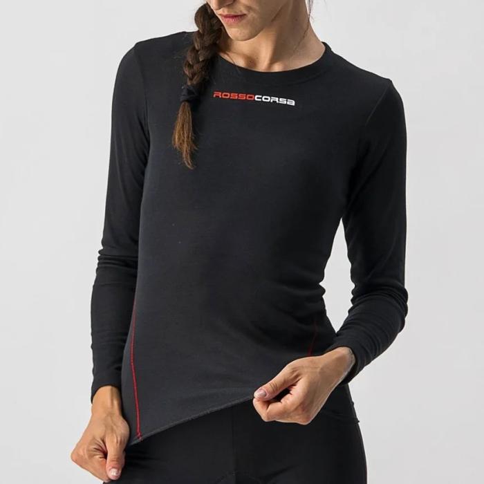 CASTELLI (カステリ) 4520567 PROSECCO TECH W LONG SLEEVE ウィメンズ ベースレイヤー 010BLACK