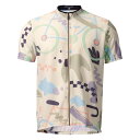 PEARLIZUMI (パールイズミ) 334-B シティライドプリントジャージ 19.スクリブル シティライドフィット 2025年春夏モデル