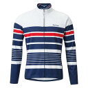 【秋冬ウェアセール】PEARLIZUMI (パールイズミ) 9334-BL シティライドウォームプリントジャージ 6.マリンボーダー15度対応 シティライドフィ...