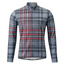 【秋冬ウェアセール】PEARLIZUMI (パールイズミ) 9334-BL シティライドウォームプリントジャージ 7.タータンチェック 15度対応 シティライド...