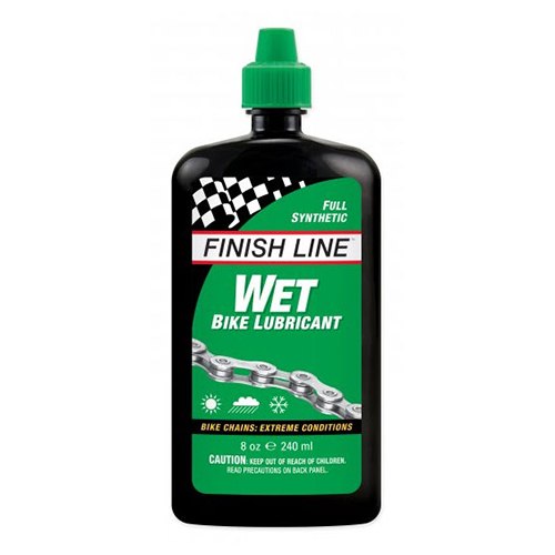 FINISH-LINE ウェット バイク ルブリカント 240ml ボトルウェットタイプ潤滑剤。水にも泥にも強く、潤滑性、耐久性バツグン。 ウェット バイク ルブリカントは注油後もウェットな状態を保ちます。 ウェット バイク ルブリカントはプレミアム合成油と耐摩耗性、耐久性、撥 水性に優れた特殊ポリマーが巧みに配合されています。その高い耐水性で 泥汚れを撥ね退け、ウェット コンディションで性能を最大限に発揮します。 ウェット バイク ルブリカントは長距離走行に適した潤滑剤です。 究極の潤滑性と保護性を提供するウェットタイプ潤滑剤。耐久性に優れた合 成油、特殊ポリマー、耐摩耗添加剤、摩擦調整剤などの成分が最高の持続性 と防水性を誇るウェットルーブとなっています。約160km 以上の走行、泥だらけのオフロード、豪雨のウェットコンディ ション、塩分を含んだ潮風の吹く海岸部などの過酷な状況に対応。ウェット コンディションやロード レースに最適な潤滑剤です。内容量:240ml ボトル ご注文の前にご確認ください表示されている在庫情報については、実際の在庫情報と連動しておりません。ご注文頂きましたら、弊社および仕入先の在庫を確認いたしまして、メールにてご連絡させて頂きます。廃盤や欠品・納期未定などの理由により、ご注文をキャンセルさせていただく場合がございます。商品のカラーはディスプレイ環境により実物と異なって見える場合がございます。掲載商品の仕様、ロゴ等のデザインはランニングチェンジ等により予告なく変更になる場合があります。ご利用ガイドの内容をご覧いただき、ご了承頂いた上で ご注文をお願い致します。&nbsp;&nbsp;