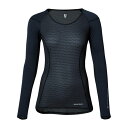 パールイズミ PEARLIZUMI (パールイズミ) W118 クールフィットドライ UV ロングスリーブ 1.ブラック レディースモデル