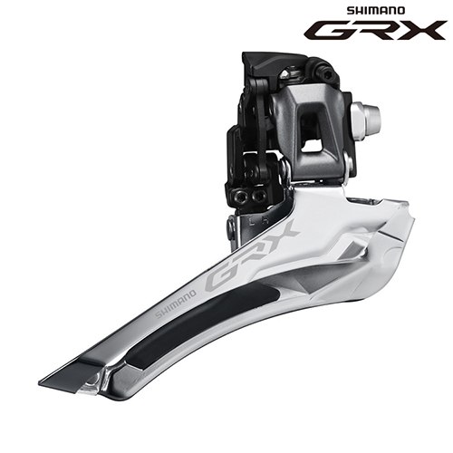 Shimano(シマノ) GRX FD-RX810-F フロントディレイラー 直付け フロントディレイラー(11スピード)● エルゴノミックパワーカーブ● ケーブルアジャスター搭載● ナチュラルなストローク感覚● 従来のロード FD と比べチェーンライン +2.5 mm 延長● 17T フロントレンジ● 多様なケーブルルーティングに対応BENEFIT● さらに軽くなったフロントシフト操作● さらに拡大されたタイヤクリアランス● ワイドレンジのフロントギアリング● 正確で簡単なフロントディレーラー調整 ■ モデル番号 : FD-RX810-F ■ シリーズ : SHIMANO GRX 11-speed ■ 色 : Series color ■ アクション_ダウンスウィング : ○ ■ Action : Down Swing ■ ケーブルアジャスト : ○ ■ チェーンライン (mm) : 46 ■ チェーンステー角度 : 61-66 ■ 対応チェーン : HG-EV 11-speed, HG-X11 ■ リンクブッシュ : 7 ■ マウント_直付け : ■ Mount : Brazed-On ■ スピード_フロント : 2 ■ スピード_リア : 11 ■ トップギア歯数 : 46-50T■ トータルキャパシティー: 17Tご注文の前にご確認ください表示されている在庫情報については、実際の在庫情報と連動しておりません。ご注文頂きましたら、弊社および仕入先の在庫を確認いたしまして、メールにてご連絡させて頂きます。廃盤や欠品・納期未定などの理由により、ご注文をキャンセルさせていただく場合がございます。商品のカラーはディスプレイ環境により実物と異なって見える場合がございます。掲載商品の仕様、ロゴ等のデザインはランニングチェンジ等により予告なく変更になる場合があります。ご利用ガイドの内容をご覧いただき、ご了承頂いた上で ご注文をお願い致します。&nbsp;&nbsp;