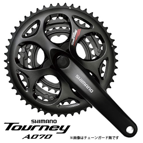 Shimano TOURNEY FC-A073 クランクセット (50×39×30T) ガード有