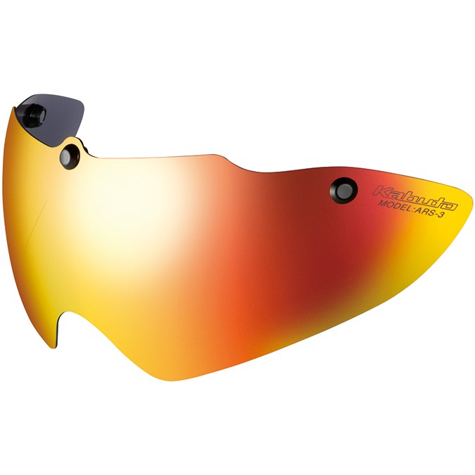 OGK KABUTO (オージーケーカブト) ARS-3 SHIELD オプションシールド ゴールドミラー