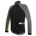 DOTOUT (ドットアウト) A16M560 Combo Wind Jersey ウィンドジャージ/987(black-melange dark grey-yellow)