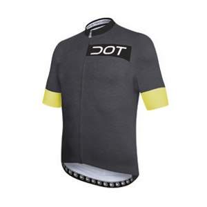 DOTOUT (ドットアウト) A18M050 Crew Jersey/852 (melange dark grey-yellow)