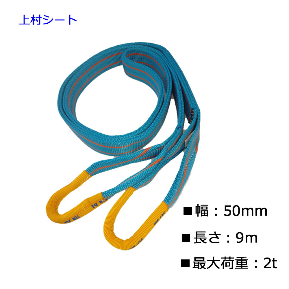 テザック ブルースリング スリングベルト JIS4等級 50mm幅×長さ9m 最大使用荷重 2t