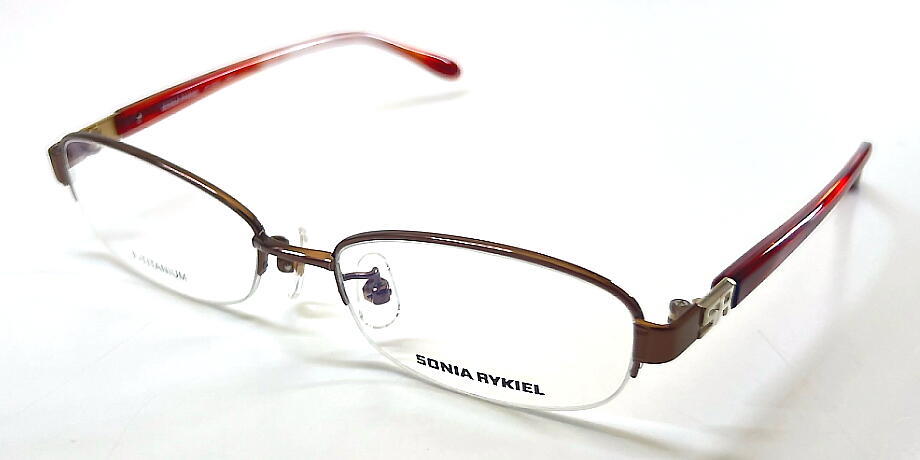 【在庫処分】ソニアリキエル SONIA RYKIEL メガネセット67-0005-05 HOYA薄型レンズ付きセット