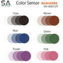 SA ColorSensor UV+420 エスエイビジョン カラーセンサー 1.60PAL 1.67PAL 内面累進設計 調光 度付き 遠近両用 2枚1組