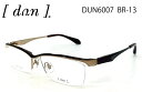 DUN-6007-BR-13 ドゥアン メガネフレーム DUN6007 BR13 dun6007 ゴールドマット/ブラウン 三光光学(4)
