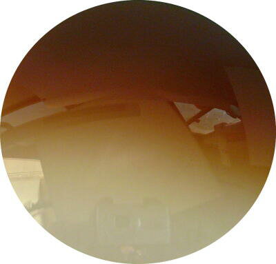 CR39プラスチックレンズ UVカット MIブラウン80％グラデーション（EDBR80GとDNBR80Gの中間位の色味） 可視光線透過率：20％ ■5カーブ ■8カーブDEセンター（プリズム補正レンズ）￥1,100加算 ツーポイント（フチナ...