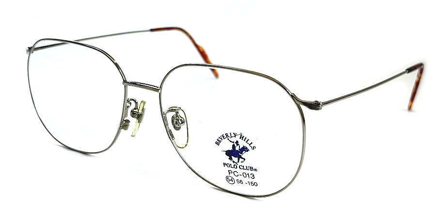 Rakuten - ヴィンテージ メタル ウェリントン メガネフレーム POLO CLUB PC-013-SV 54mm シルバー 現品限り
