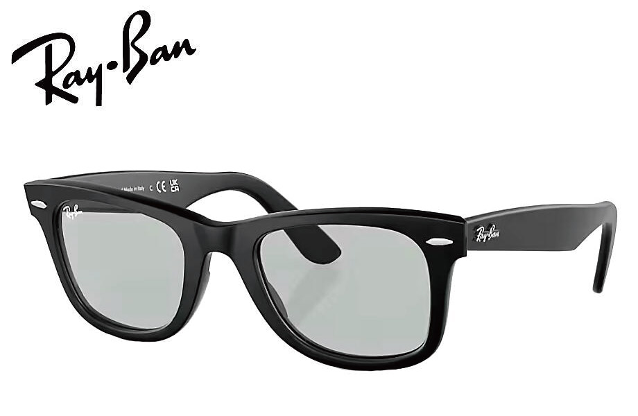 樂天商城 - Ray-Ban　RB2140F 601SR5 52サイズ ORIGINAL WAYFARER ウェイファーラー マットブラック/ライトグレー フルフィット