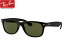 RayBan RB2132F 622 ニューウェイファーラー NEWWAYFARER サングラス ブラックラバー/グリーンクラシックG-15 55mm 58mm