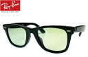 レイバン RayBan WAYFARER RB2140F 601/52 52mm シャイニーブラック/グリーン