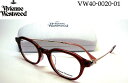 Vivienne Westwood ヴィヴィアン・ウェストウッド VW 40-0020-01 48mm メガネフレーム 40-0020 クリアブラウン/クリアピンク(4)