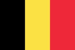 ベルギー　国旗　アクリル生地　70x105cm