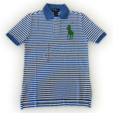 POLO　RALPH LAUREN ポロ ラルフローレン BIG PONY BOYS BORDER POLO SHIRT ビッグポニー　ボーイズ ボーダーポロシャツ【フロリダブルー】#173669/POLO　RALPH LAUREN ポロ ラルフローレン ビッグポニー　ボーイズ ボーダーポロシャツ