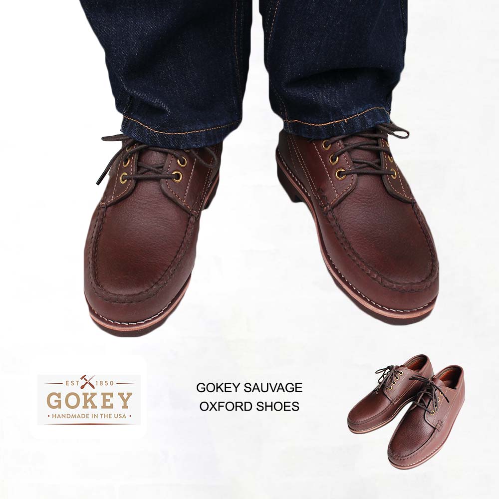 ゴーキー GOKEY SAUVAGE OXFORD SHOES ソバージュ・オックスフォード・シューズ MADE IN USA