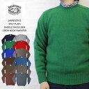 JAMIESON'S W~[\Y 3PLY PLAIN SADDLE SHOULDER CREW NECK SWEATER 3{ ThV_[ N[lbNZ[^[