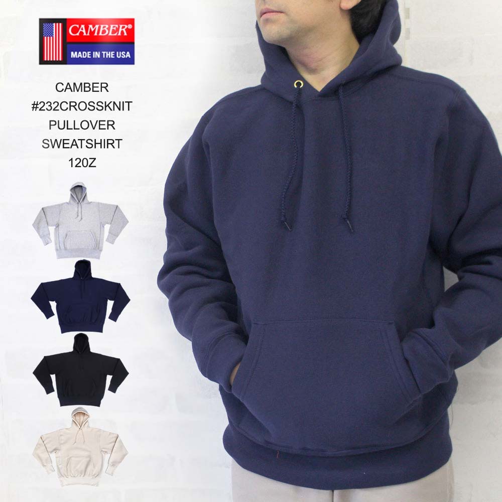 キャンバー トレーナー メンズ CAMBER キャンバー　#232 12oz　CROSS KNIT クロスニット　PULL OVER SWEAT SHIRT プルオーバースウェットシャツ/CAMBER キャンバー #232 プルオーバースウェットシャツ CAMBER キャンバー #232 プルオーバースウェットシャツ CAMBER キャンバー #232 プルオーバー