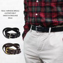 REAL HARNESS リアルハーネス BRIDLE LEATHER BELT MADE IN ENGLAND ブライドルレザーベルト 28mm イギリス製