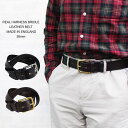 REAL HARNESS リアルハーネス BRIDLE LEATHER BELT MADE IN ENGLAND ブライドルレザーベルト 38mm イギリス製