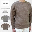 ハーレーオブスコットランド HARLEY OF SCOTLAND 1ply EVEREST SHETLAND UNDYED VOE エベレスト シェットランド ヴォー クルーネックセーター