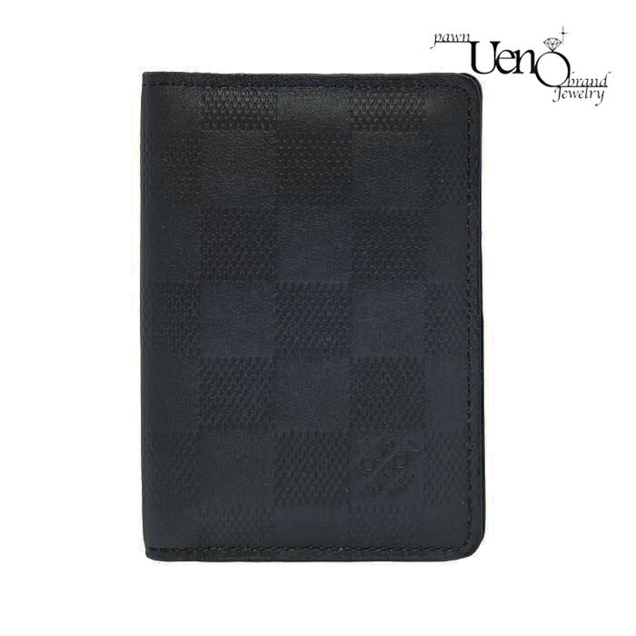 【中古】LOUIS VUITTON ルイ・ヴィトン ダミエ・アンフィニ カードケース オーガナイザー・ドゥポッシュ【質屋】【質ウエノ】